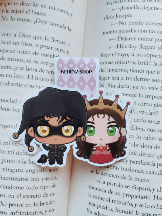 Sin corazón/Heartless - Marcapáginas magnéticos/Magnetic bookmarks